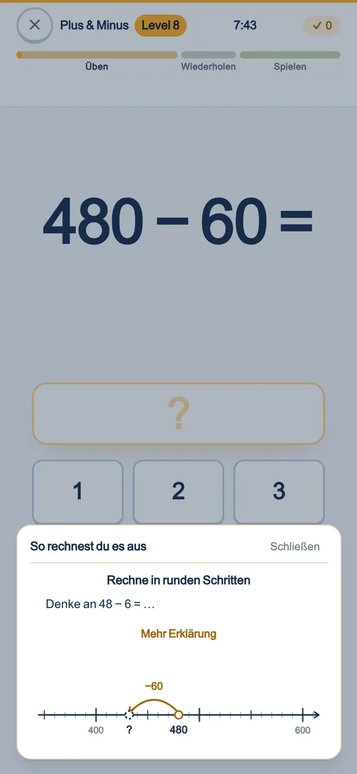Ein Zwischenschritt